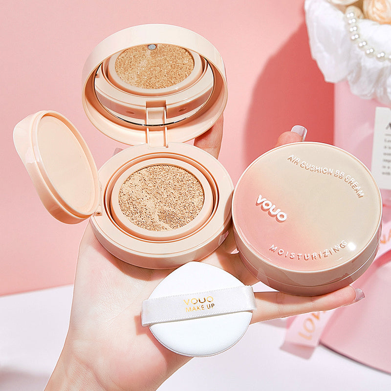 Concealing Cushion BB Cream — Non-Caking Long-Lasting Hydrating Natural Finish with 2 Refills Suitable for his wife