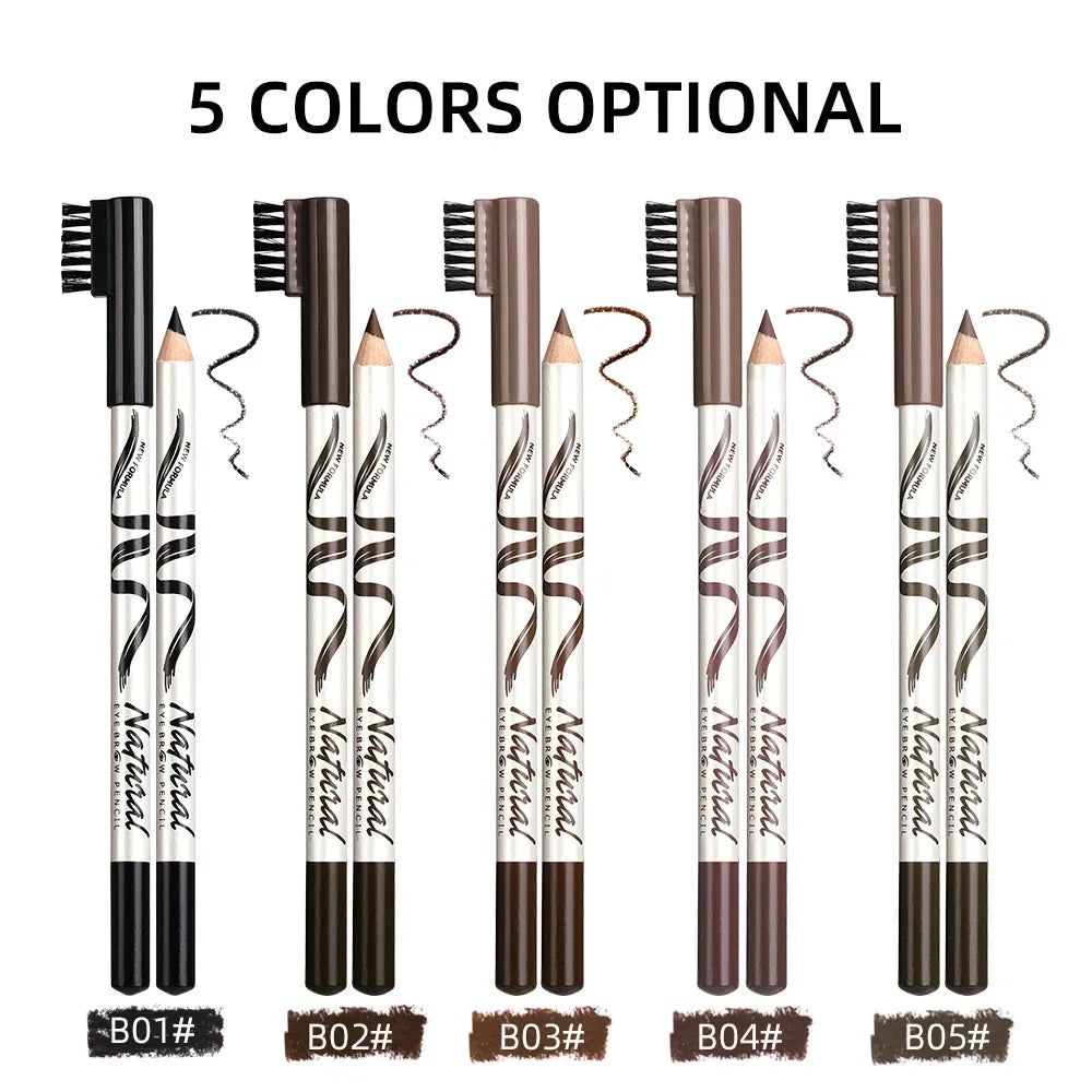 1 PCS Waterproof Eyebrow Pencil 5 Colors Eyebrow Pen for Women Beauty Cosmetic Eyebrow Pencil Cosmetics Tool Eye Brow Pencil