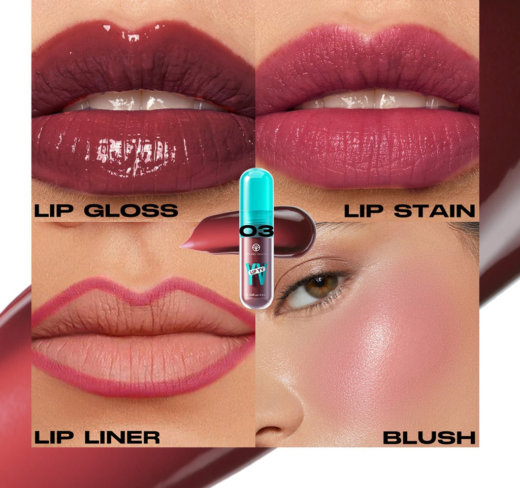 6-Color Avocado Nourishing Lip Glaze Long-lasting Vibrant Color Lightweight and Non-Sticky Lip Gloss