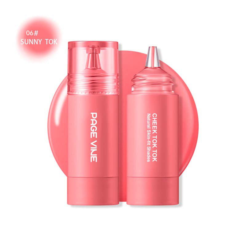 Liquid Blush Longlasting Velvet Ink Blusher Brightening Natural Rouge Multi-Purpose Matte Lipstick Eyeshadow Makeup