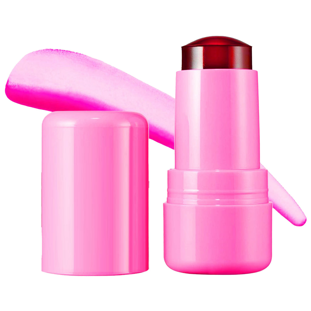 Milk Jelly Blush Stick Cheek Stain Cheek Tint Buildable Watercolor Finish Makeup Blush Jelly Tint Cheek Lip Brighten Cream Stick