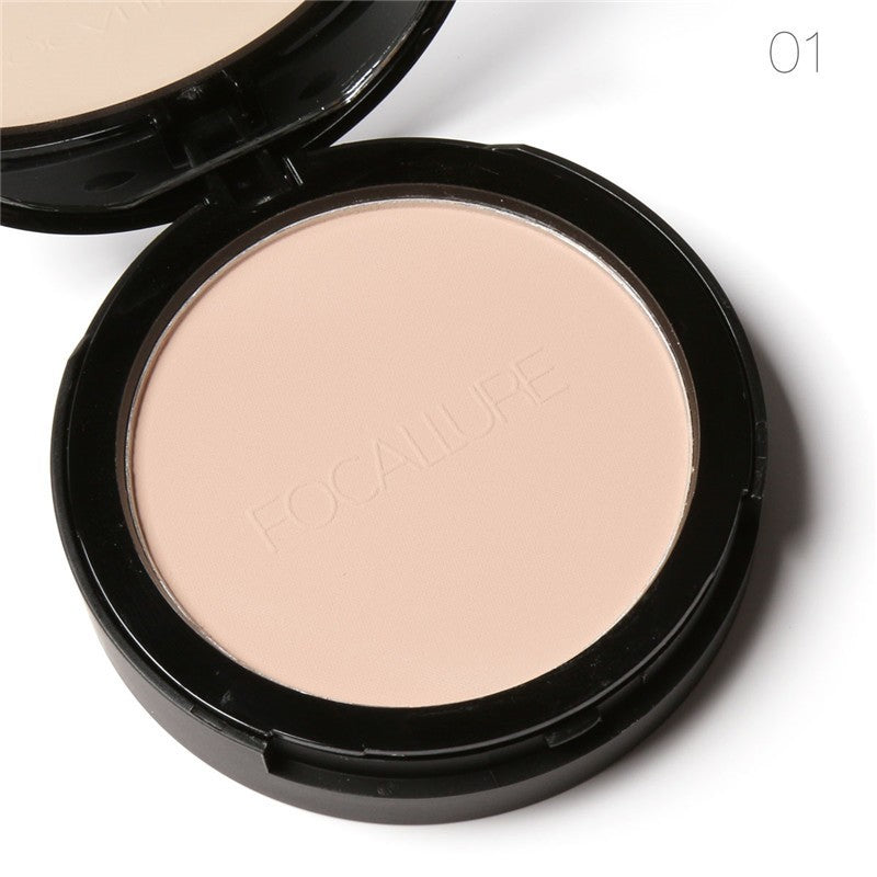 3 Colors Make Up Face Powder Brighten Oil-control Nude Makeup Pressed Powder Foundation Makeup Base Cosmetics