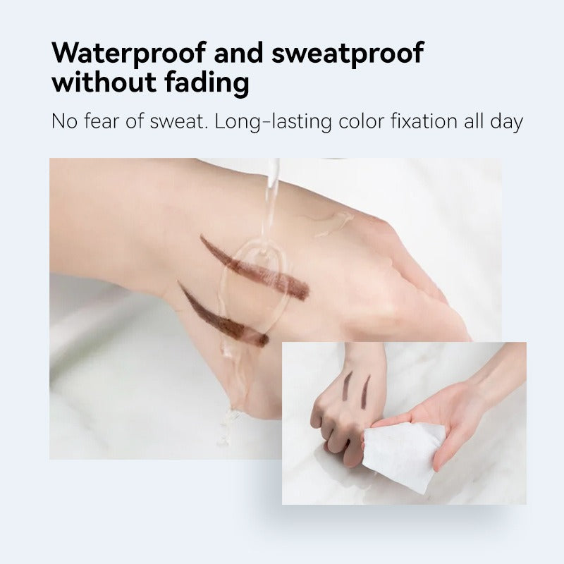 Professional Eyebrow Seal Shaping Set Pen Waterproof Makeup Stick Lasting Eyebrow Template Hairline Powder Filling and Templates