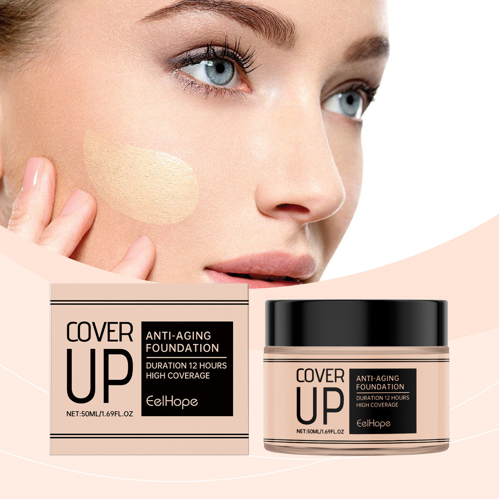 Face Foundation Cream Oil-Control Matte  Waterproof Lasting Concealer Liquid Full Coverage Matte Professional Makeup