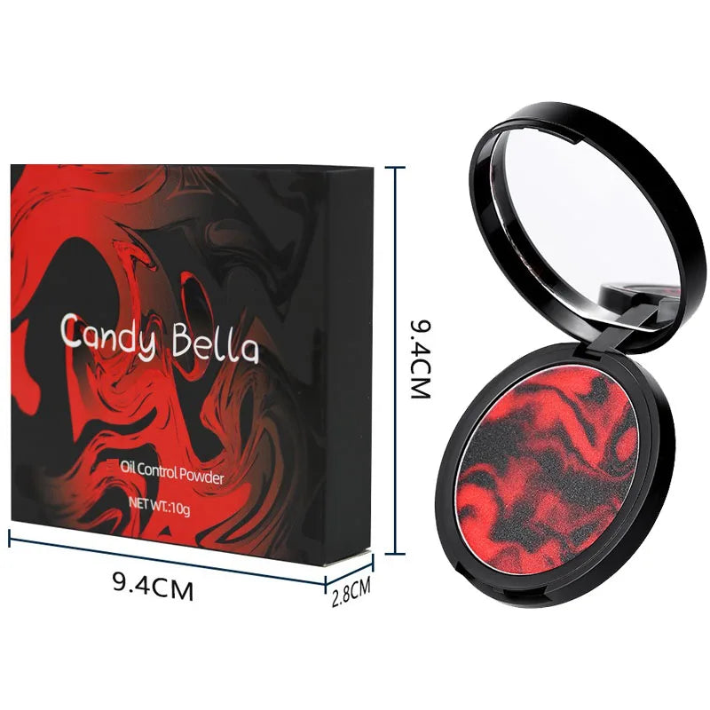 Setting Powder Oil Control Long-Lasting Waterproof Concealer Transparent Jelly Matte Compact Face Loose Powder Makeup