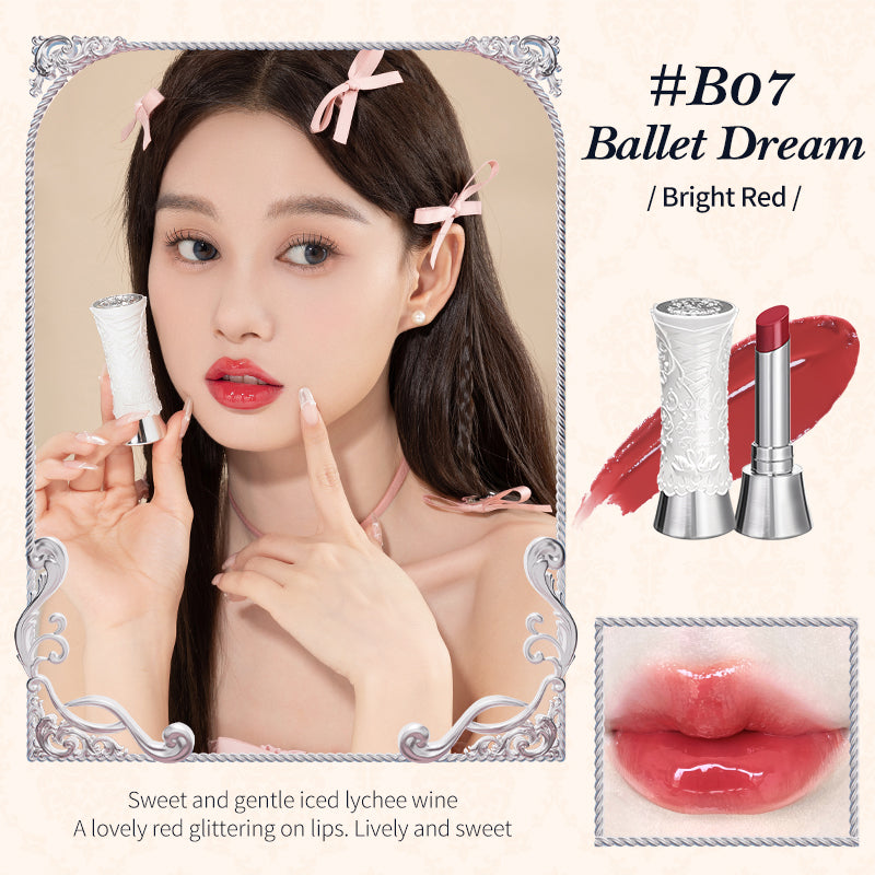 Flower Knows Swan Ballet Series Shine Lipstick