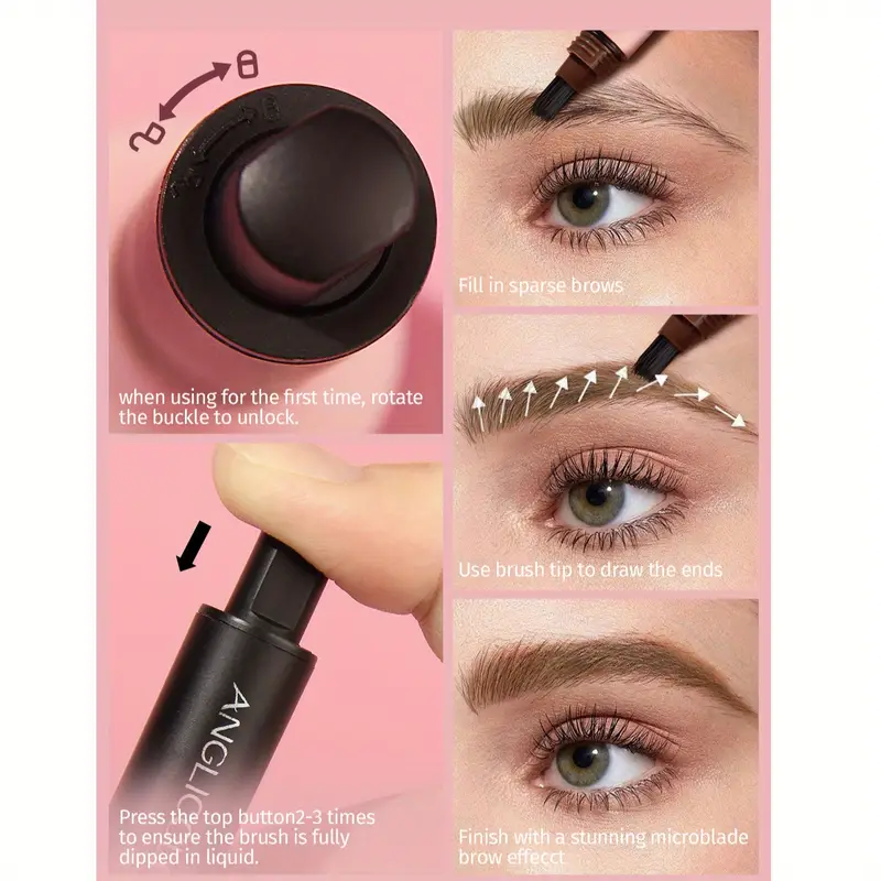 Wild yebrow Cream Waterproof Not Smudge Eyebrow Cream Long Lasting Color Rendering Smear-Proof Makeup 3D Brow Dye Cream Eyebrow