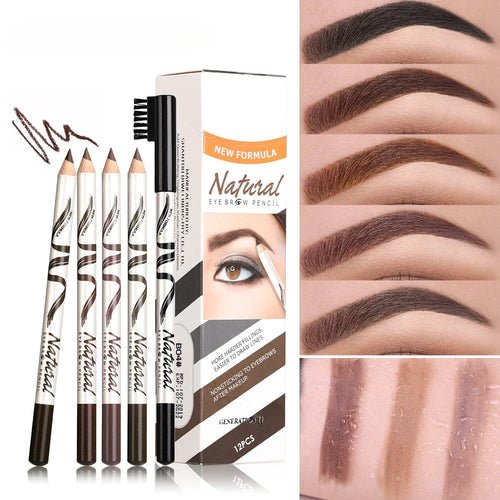 1 PCS Waterproof Eyebrow Pencil 5 Colors Eyebrow Pen for Women Beauty Cosmetic Eyebrow Pencil Cosmetics Tool Eye Brow Pencil