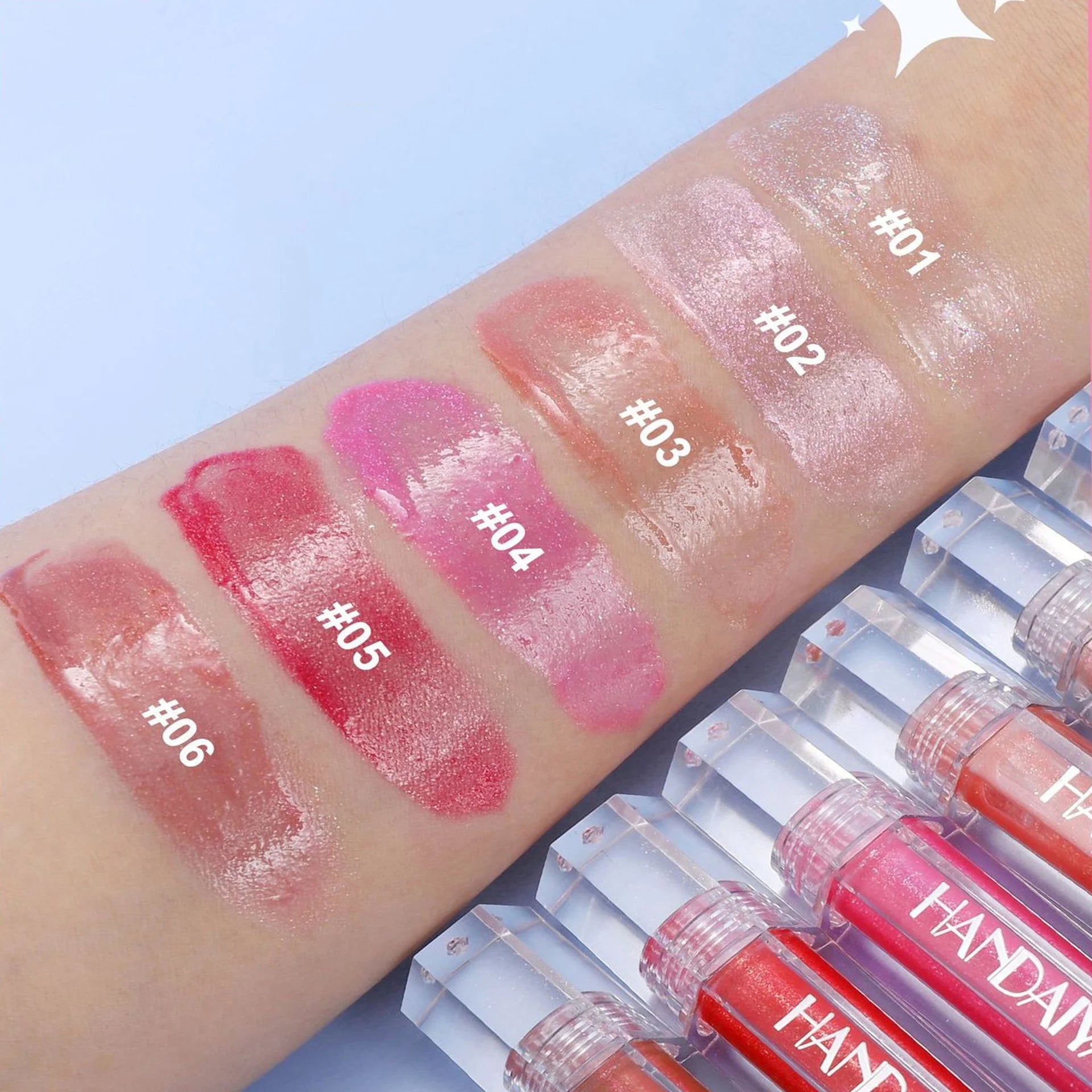 Lip Gloss Sexy Plump Glitter Crystal Jelly Red Nude Lipstick Liquid Waterproof Moisturize Oil Lipgloss Makeup