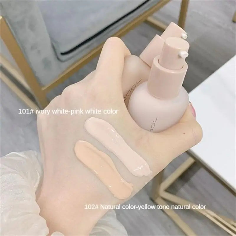 Liquid Foundation 40ml Brighten Skin Oil Control Moisturizing Cosmetics Face Base Cream Cover Dark Circles Long Lasting Makeup