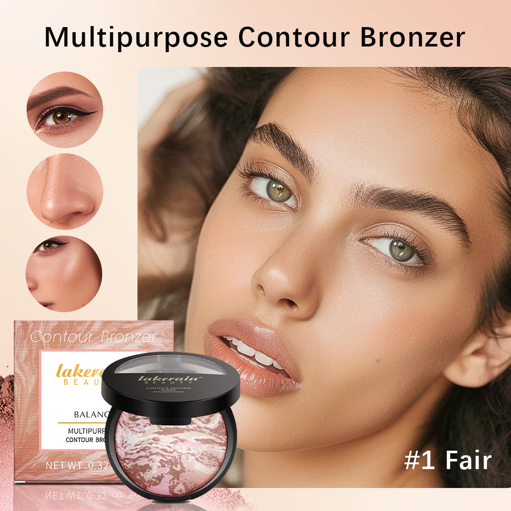 Matte Face Foundation Bronzer Pressed Powder Compact Long Lasting Oil Control Translucent Loose Setting Powder For Face Makeup