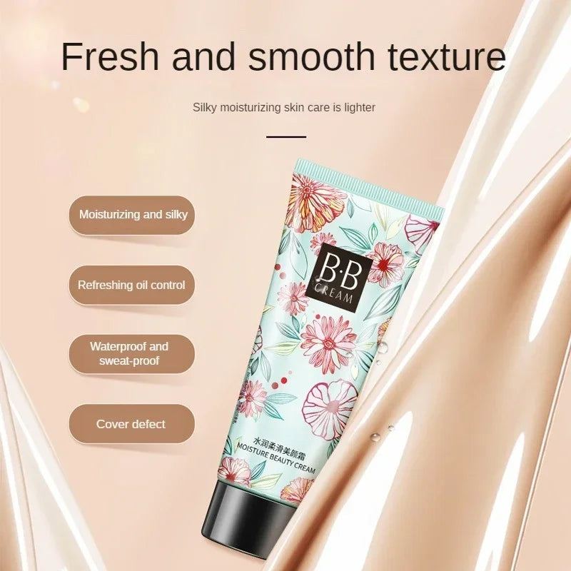 Waterproof BB Cream Liquid Concealer Matte Full Coverage Acne Scars Dark Circles Foundation Lasting Makeup Cosmetics