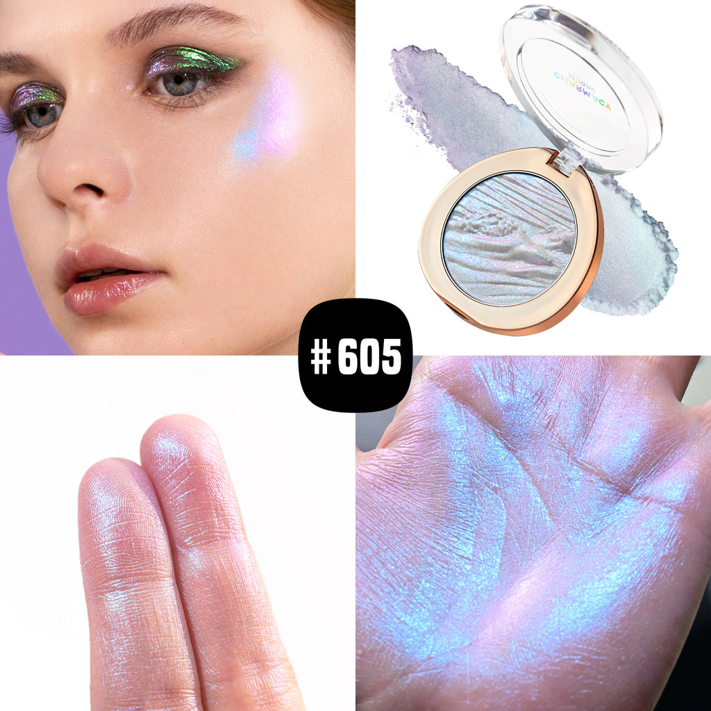 Duochrome Pigment Highlighter Glitter Long-lasting Multichrome Professional Highlighter Cosmetic Makeup for Women