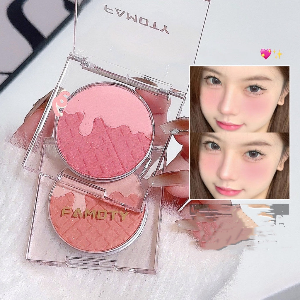 Monochrome Blush Palette   Powder Palette Multi-Colored Blush Powder Blushing Rose Matte Bold  Lightweight   Blends Easily