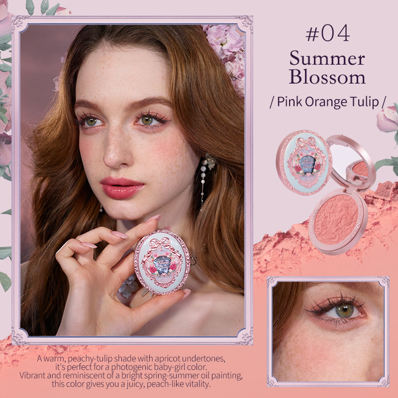 Flower Knows Midsummer Fairytales Collection Velvet Embossed Blush