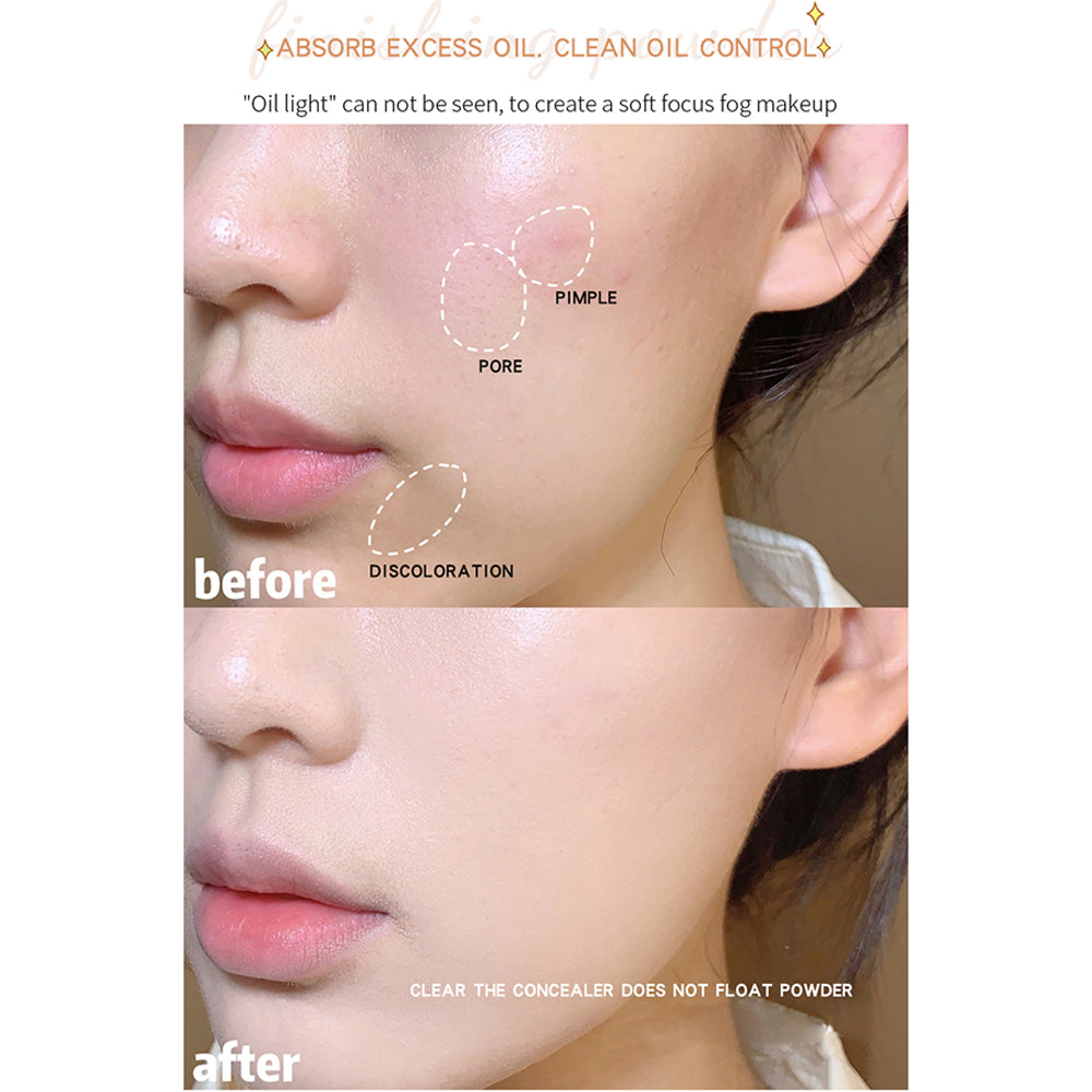 Original Silky Loose Powder Foundation  Lightweight Mineral Loose Powder Makeup Buildable Coverage Talc Free Vegan