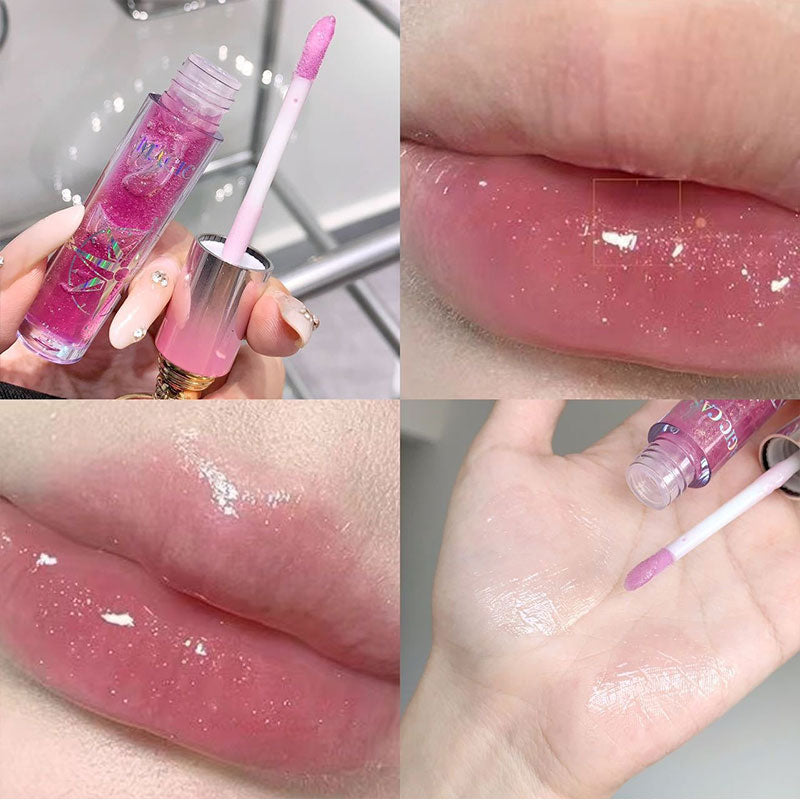 Shimmering Lip Gloss — Hydrating and Moisturizing Mirror Finish  Plumping Glass-Like Lips
