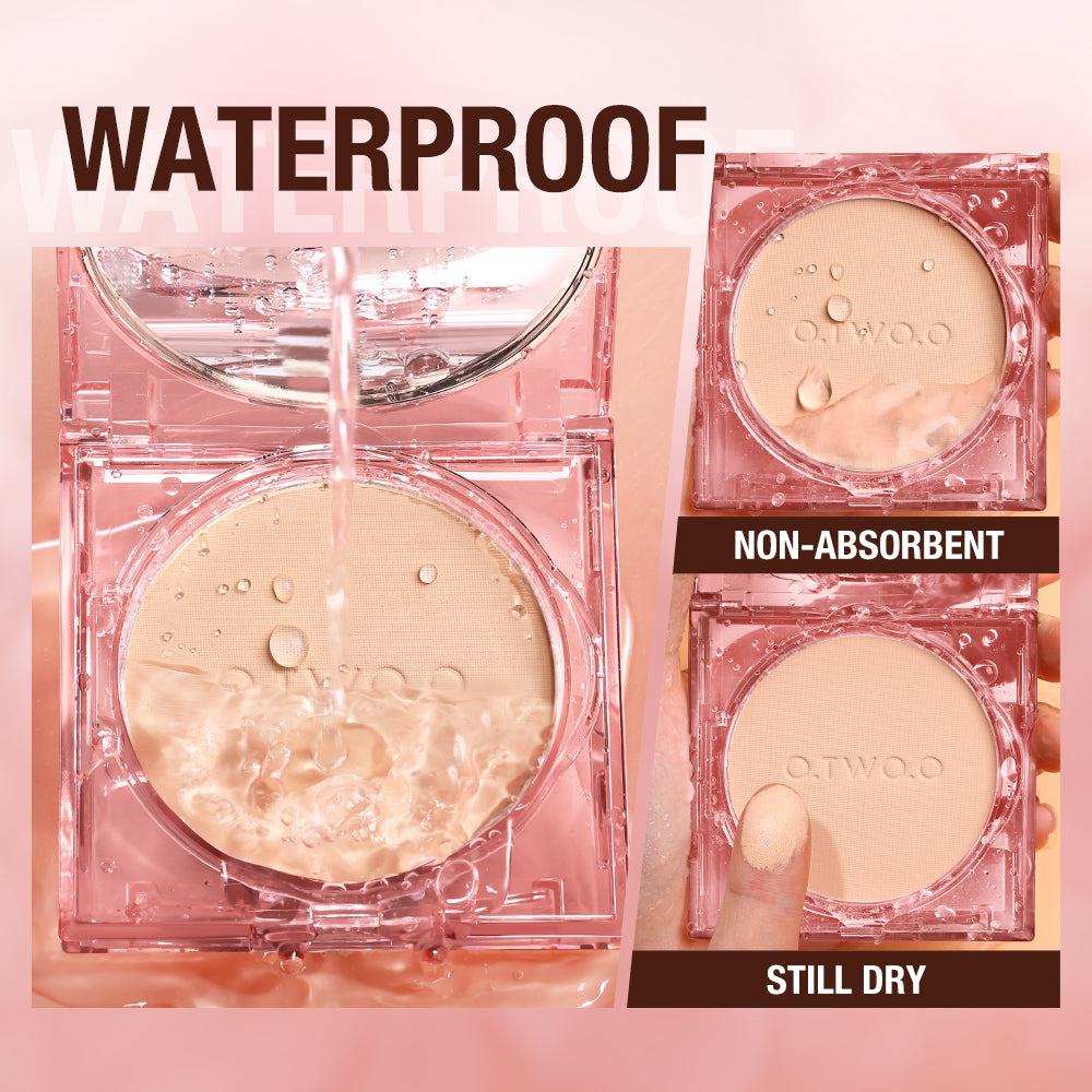 Face Powder 24 Hours Oil-control Waterproof Matte Face Makeup Cosmetic Setting Compact Powder