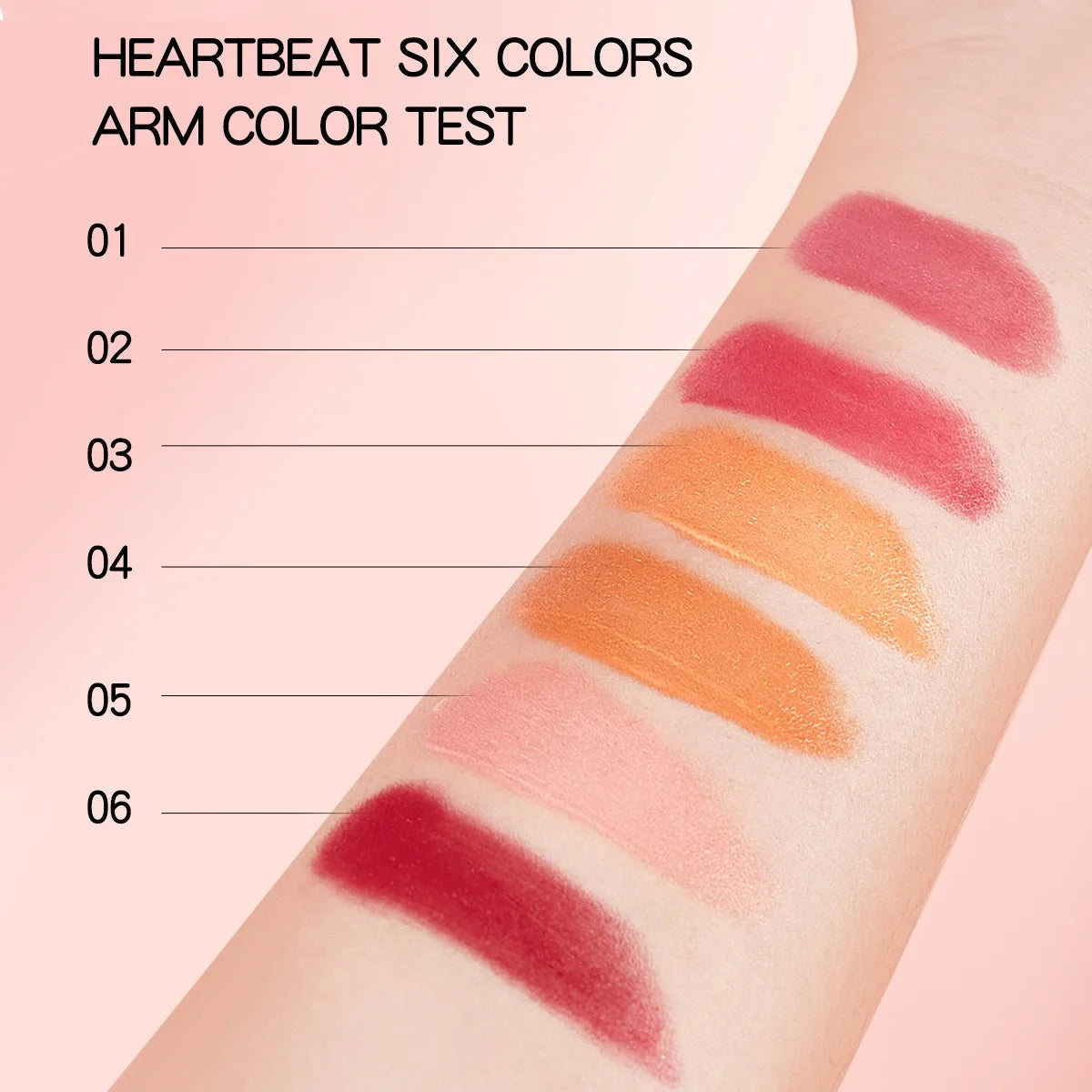 Natural Look Long-Lasting Liquid Blusher Easy Color Lip & Cheek Stick/Blush Eyeshadow Compact & Portablefor Daily Makeup