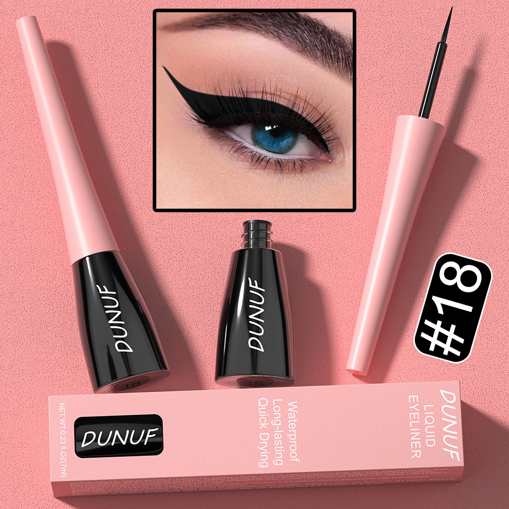 7ML Colourful Liquid Eyeliner Waterproof Lasting Matte Eyeliner Quick Drying Eyes Makeup Tools Black Pink Eyeliner beauty Cosmet