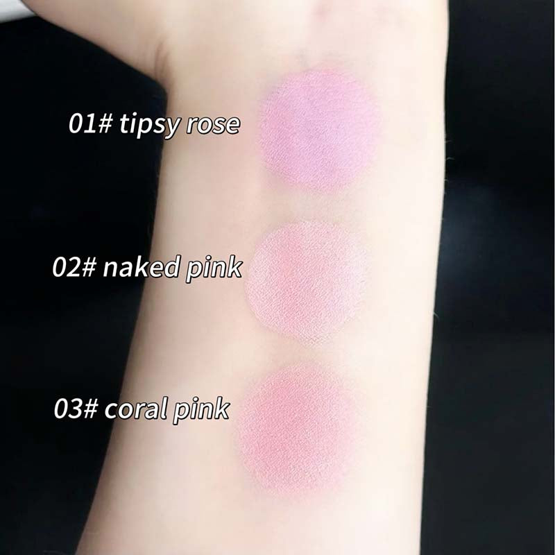 Natural Light Pink Bubble Blush Easy to Apply Tender Long-lasting Makeup Liquid Blush Expansion Color Rouge