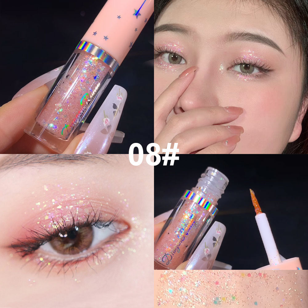 Liquid Eyeshadow Ultra Glitter Bed Silkworm Pen Brightening Eyeshadow Liquid highlight Liquid highlight