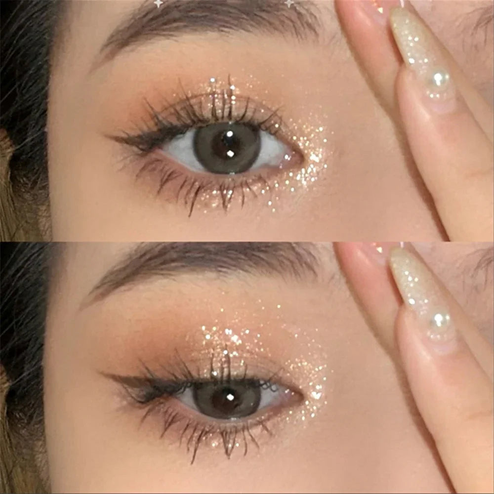 9 Colors Nude Matte Palette Shimmer and Shine Eyeshadow Palette Matte Glitter Eyeshadow Palette Shiny Eye Shadow Eye Pigments