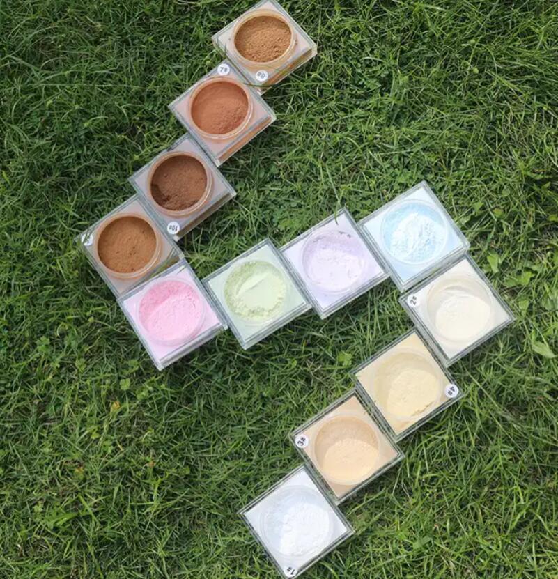 Makeup Loose Powder Custom Logo Talc Tree Paraben Free Vegan Setting Powder High Quality Cosmetics Wholesale Bulk 16pcs