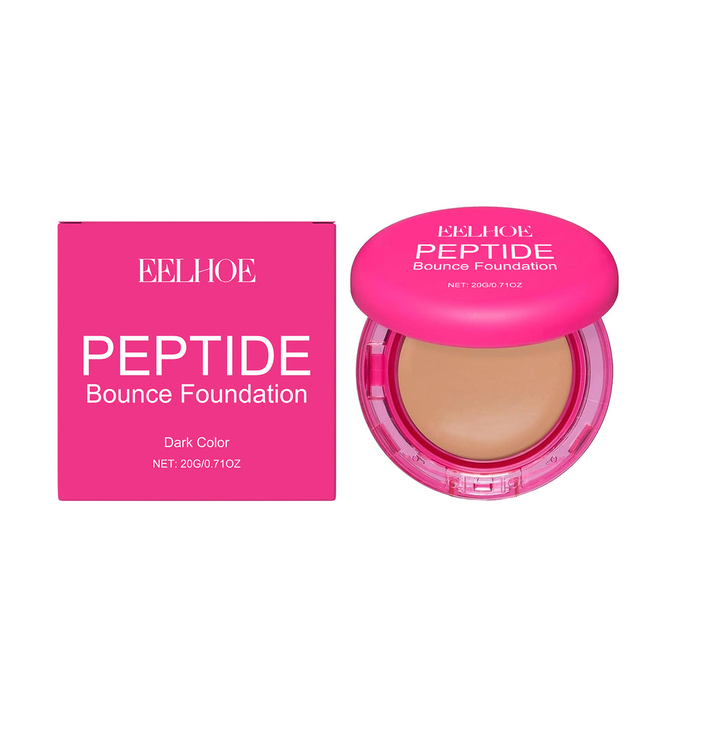 Peptide Bounce Balm Foundation Lasting Full Coverage Concealer Covers Spot Blemishes Brightening Oil Control Makeup Base Cream