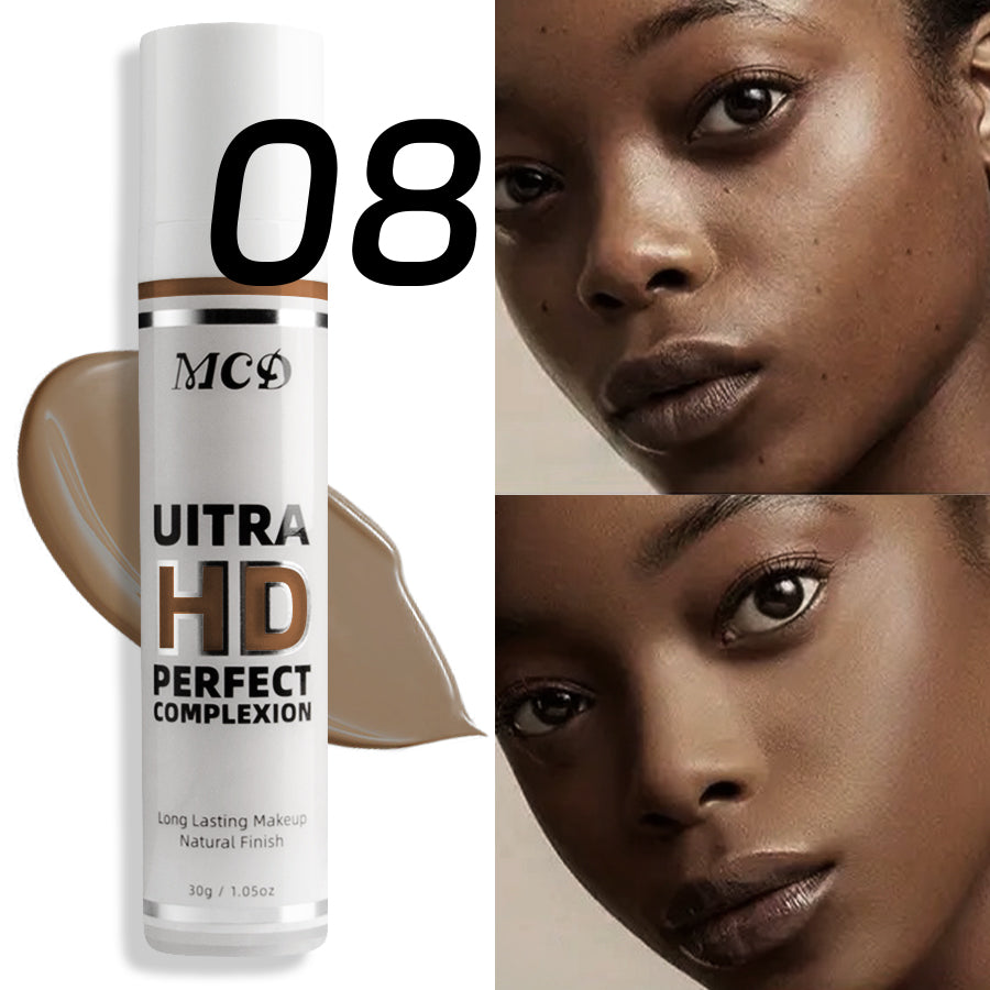 Profession Liquid Foundation Effective Concealer Waterproof Sweat-resistant Face Makeup Oil-control Cover Matte Base Cream Cosme