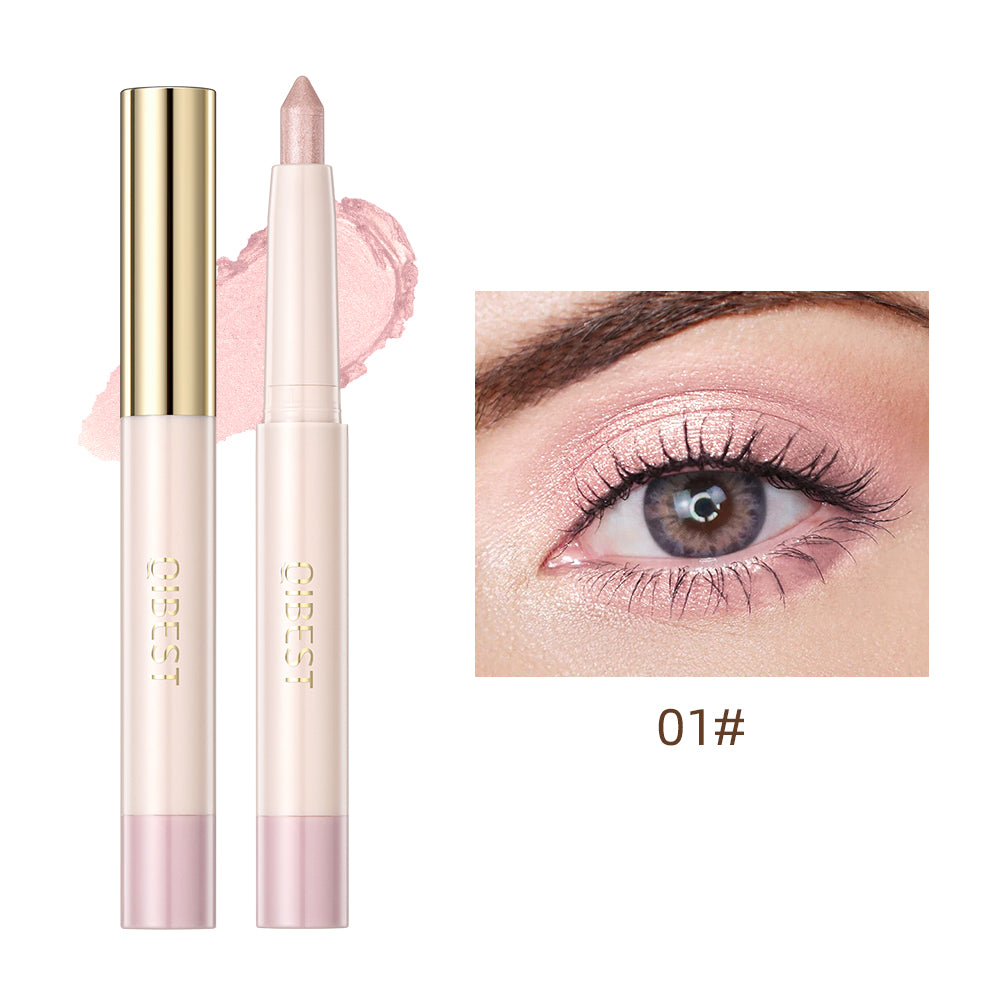 6 Colors Pearlescent Eyeshadow Stick Waterproof Eye Shadow Pen Eyes Highlighter Cream Pencil For Women Beauty Makeup