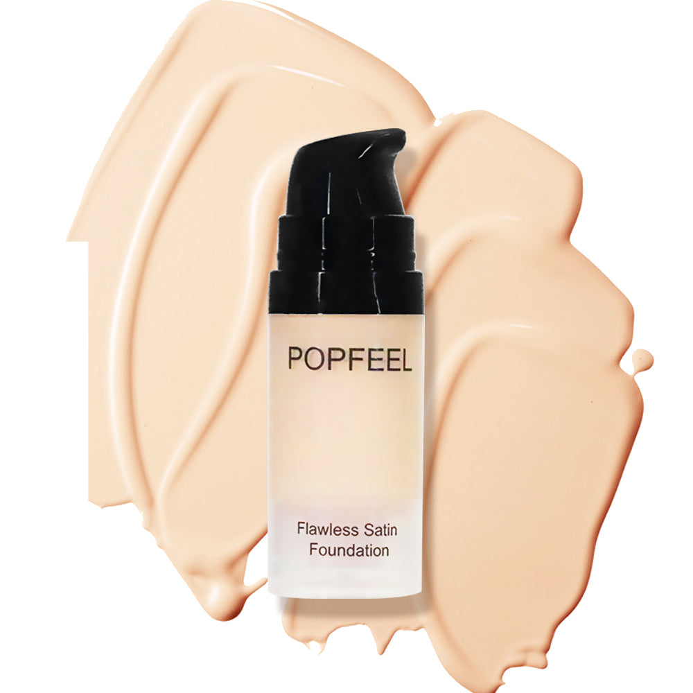 Lightweight Long-Lasting Foundation Liquid – 24-Hour WearBreathable Formula for Natural Bare Makeup Look