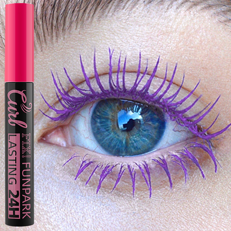 9 Color Mascara Thick Curl Waterproof Natural Eyelash Long Lasting Blue White Green Pink Black Eye Makeup Korean cosmetics