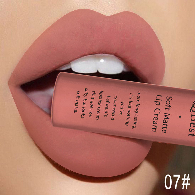 Sexy Velvet Matte Lip Gloss Liquid Lipstick Lipgloss Beauty Red Nude Waterproof Long-lasting Lip Stain Makeup For Women