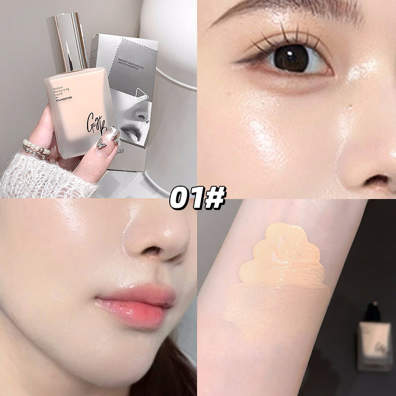 Light Foundation Liquid Concealer Long-lasting Moisturizing Natural Waterproof and Sweat-proof Foundation Cream