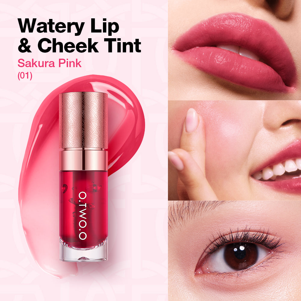 Liquid Lip Cheek Tint Lip Clamping Moisturizing Long-lasting Lightweight Non-sticky Non-drying Lip Gloss Lip Stain Tint