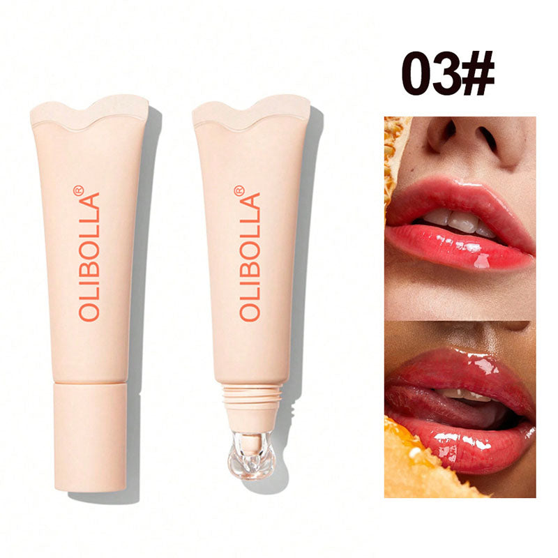 Water Gloss Moisturizing Clear Lip Gloss Mirror Jelly Plumping Lips Transparent Lip Tint Makeup Wholesale Women's Cosmetics