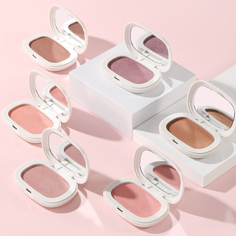 Single Color Blush Silky Texture High Color Rendering No Powder Feeling Low Saturation Long-lasting Natural Matte Blush Cream