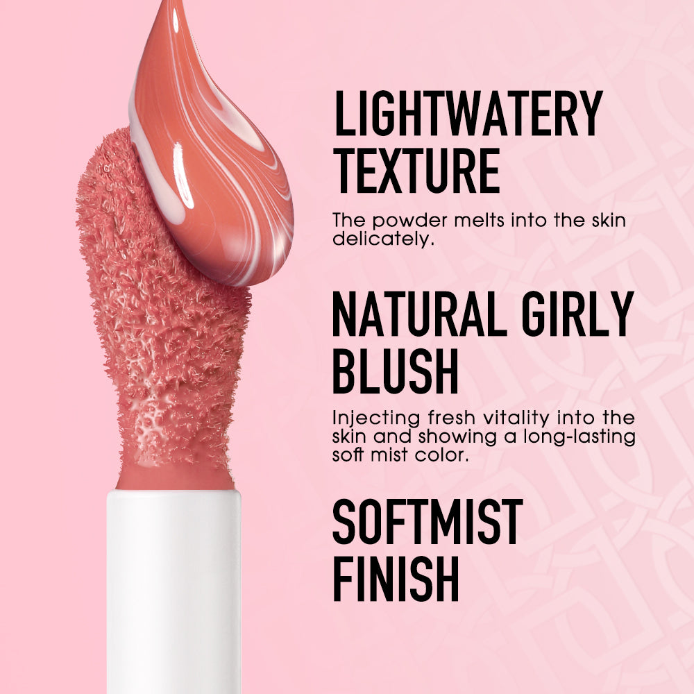 Liquid Blush Face Blusher Moisturizing Long Lasting Natural Silky Weightless Matte High Pigment Matte Blush Face Makeup