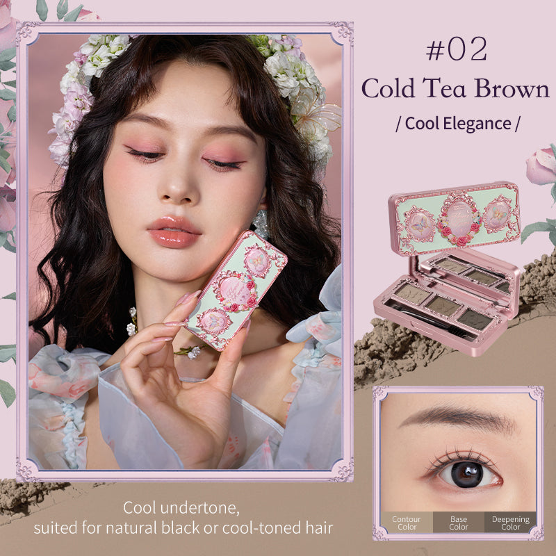 Flower Knows Midsummer Fairytales Collection Eyebrow Palette