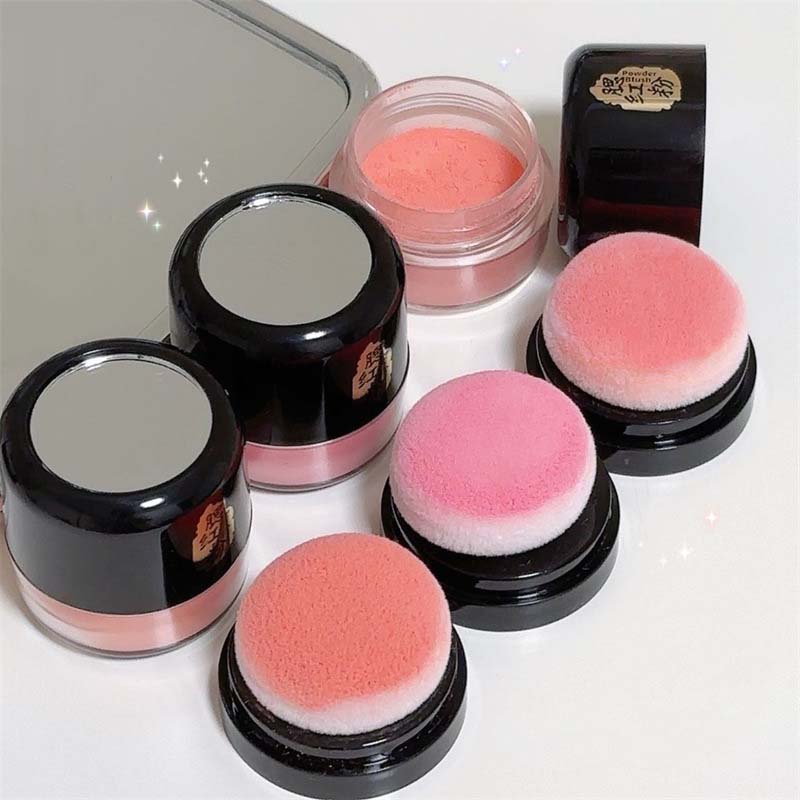blush powder skin friendly and soft color air cushion powder blusher looks even powder blusher