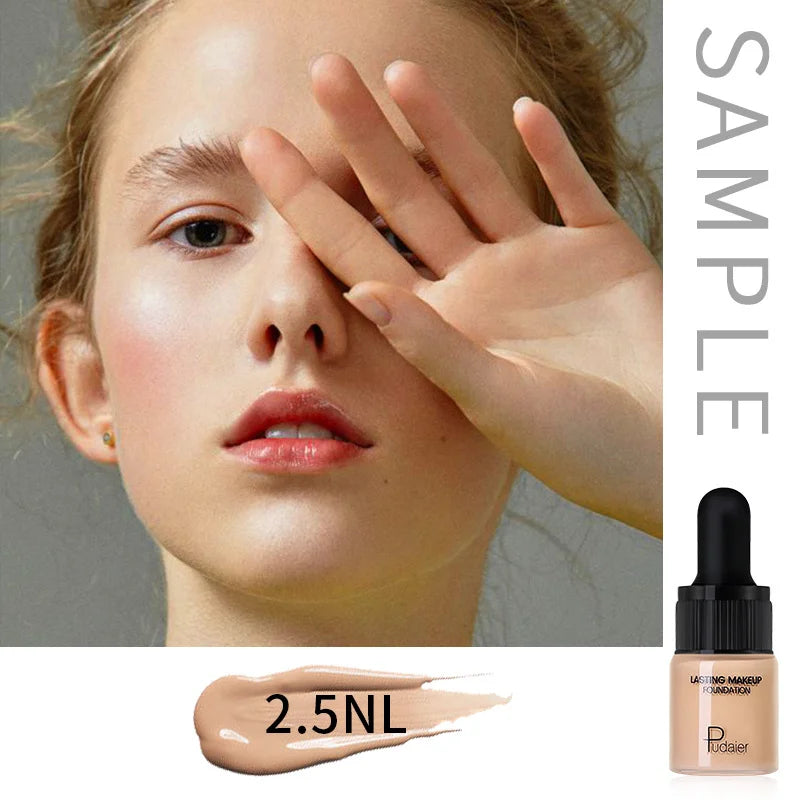 1PC Liquid Foundation Full Coverage Concealer Cream Oil-control Moisturizer Contour Matte Breathable  Makeup Foundations