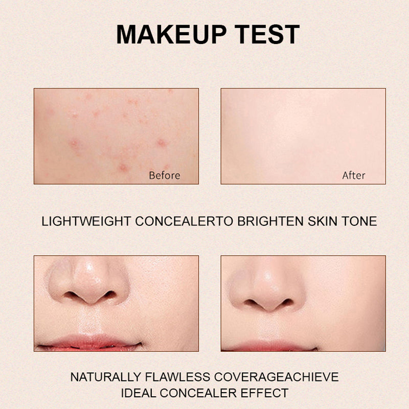 Concealer Foundation Cream Waterproof Long Lasting Dark Circles Moisturize Face Makeup BB Cream