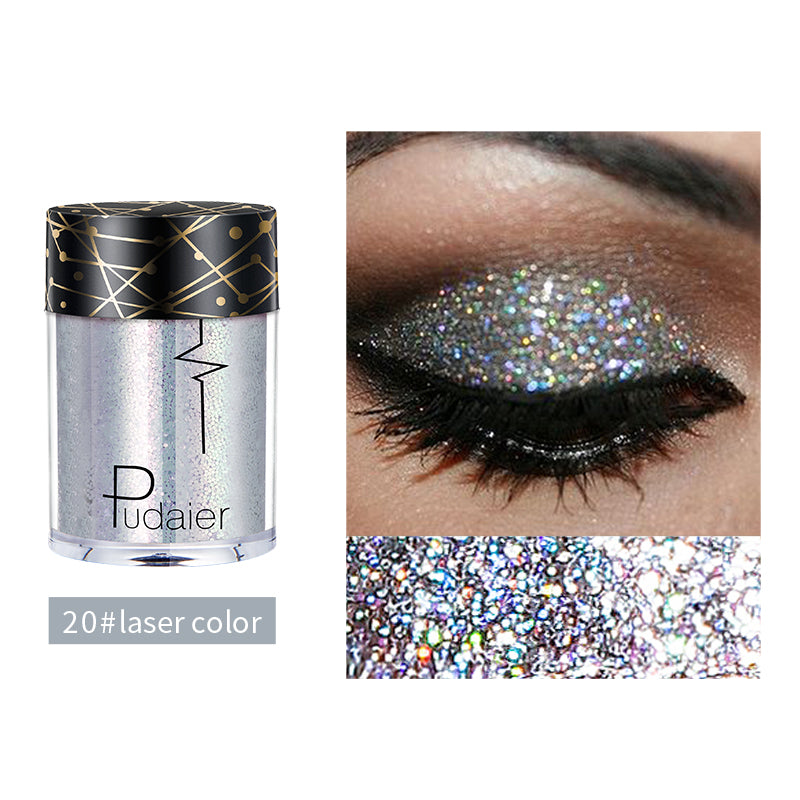 1 pcs Pudaier monochrome eyeshadow Glitter eyeshadow - perfect for party  stage makeup  everyday