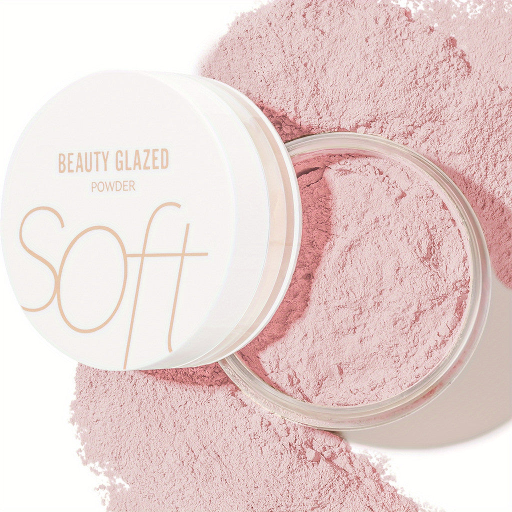 2024 Pink Loose Powder Long-lasting Oil Control Waterproof and Sweat-proof Matte Setting Powder Oil Control Face Makeup
