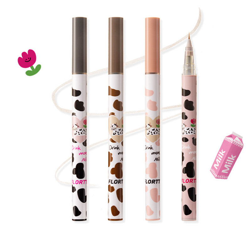 Ultra-fine Liquid Eyeliner&Lying Silkworm Pen Waterproof Long Lasting No Smudging Eye Liner Applicator Pencil