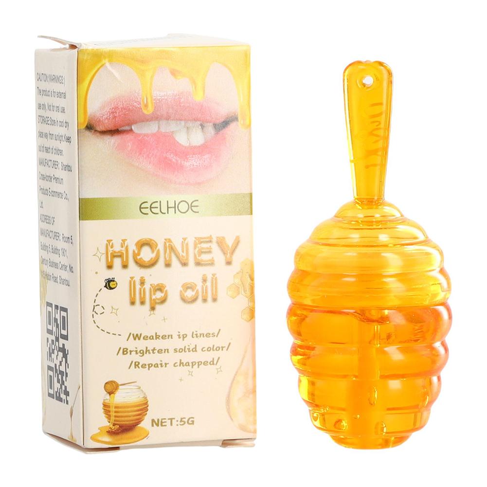 Children's Lipstick Honney Lip Oil Cute Pet Lip Balm Moisturizing Anti Cracking Primer Repairing Children Pure Removes Dead Skin