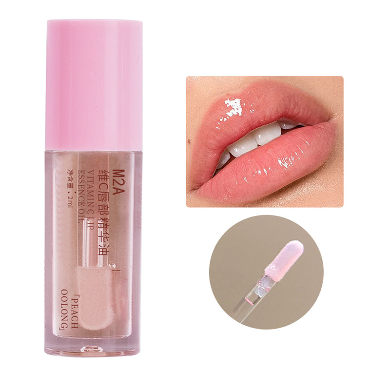 Vitamin C Lip Essence Oil Lip Oil Moisturizing Lip Liquid Hydrating moisturizing primer Improve lip lines and remove dead skin f
