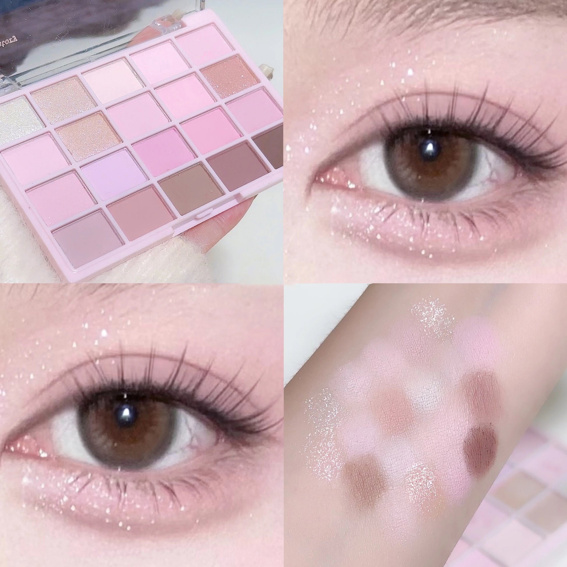 20 color Korean Low Saturation Eyeshadow Tray Matte Waterproof Brown Pink Long-lasting Makeup Daily Makeup New