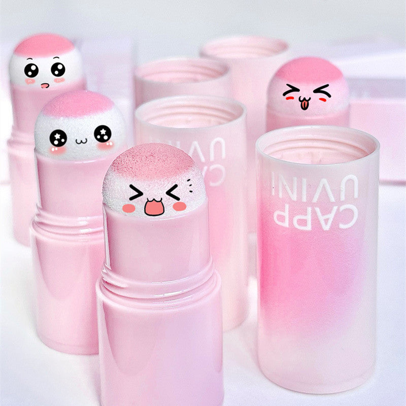 Blush Stick Soft Face Brightening Contouring Shadow Blusher Powder Peach Pinkish Cheek Tint Korean Makeup Cosmetics